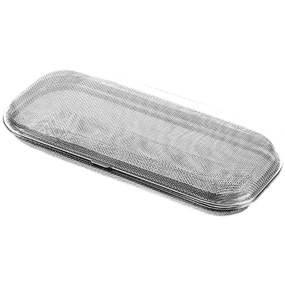 Besteck-Ablaufbox aus 304 Edelstahl mit auslaufsicherem Deckel, stapelbare Utensilienaufbewahrung, Küchenorganisation