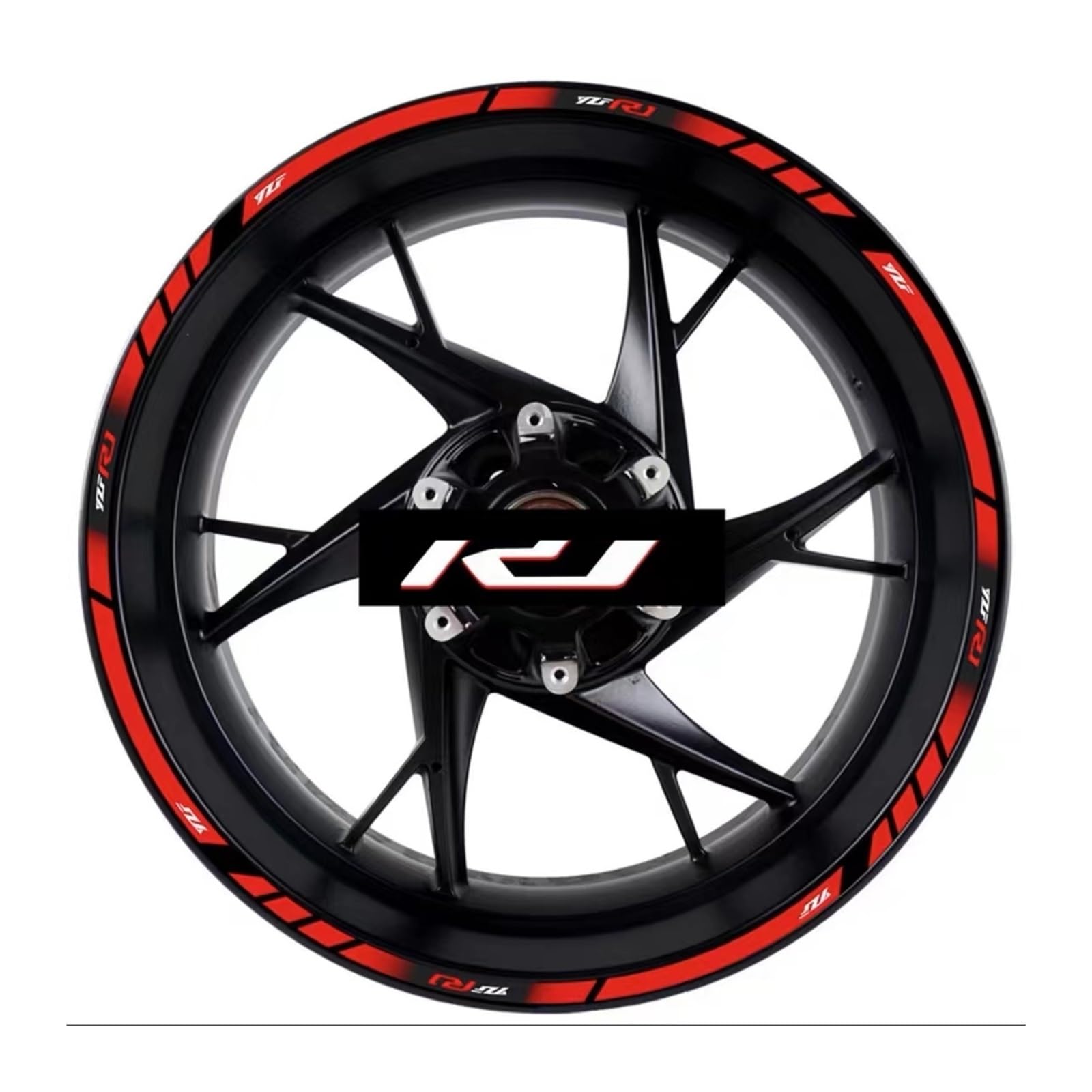 Autocollant pour roue de moto de haute précision pour jante Yamaha YZF R1