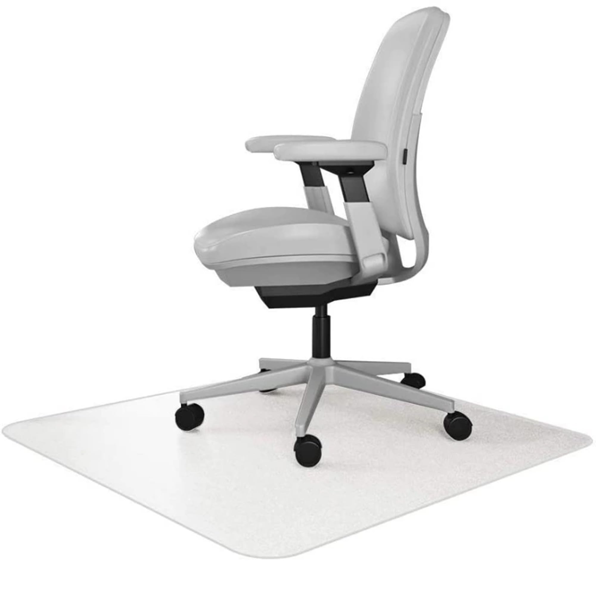 Tapetes transparentes para sillas de madera, superficie de PVC, protectores de oficina, alfombras de cocina, alfombras de madera/azulejos para el trabajo/hogar/juegos, fácil deslizamiento y plano sin