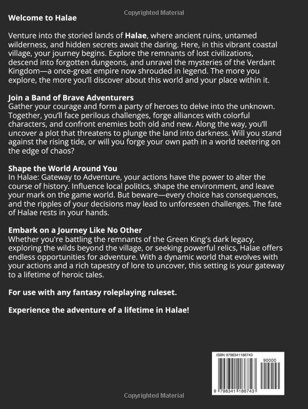 Halae: Gateway to Adventure: Campaign Setting for Your Fantasy Tabletop Roleplaying Game (TTRPG Campaign Series: Halae) - Image 2