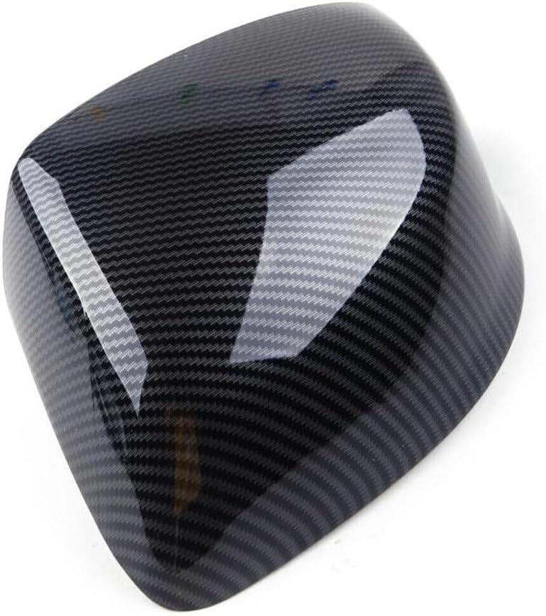 1 Pair for Hon-da Civic 2012-2013 Carbon Fiber Side RearView Mirror Cover Door Wing Caps - Direct Replacement Style,Clip-On,Self-Adhesive (Self-Adhesive)