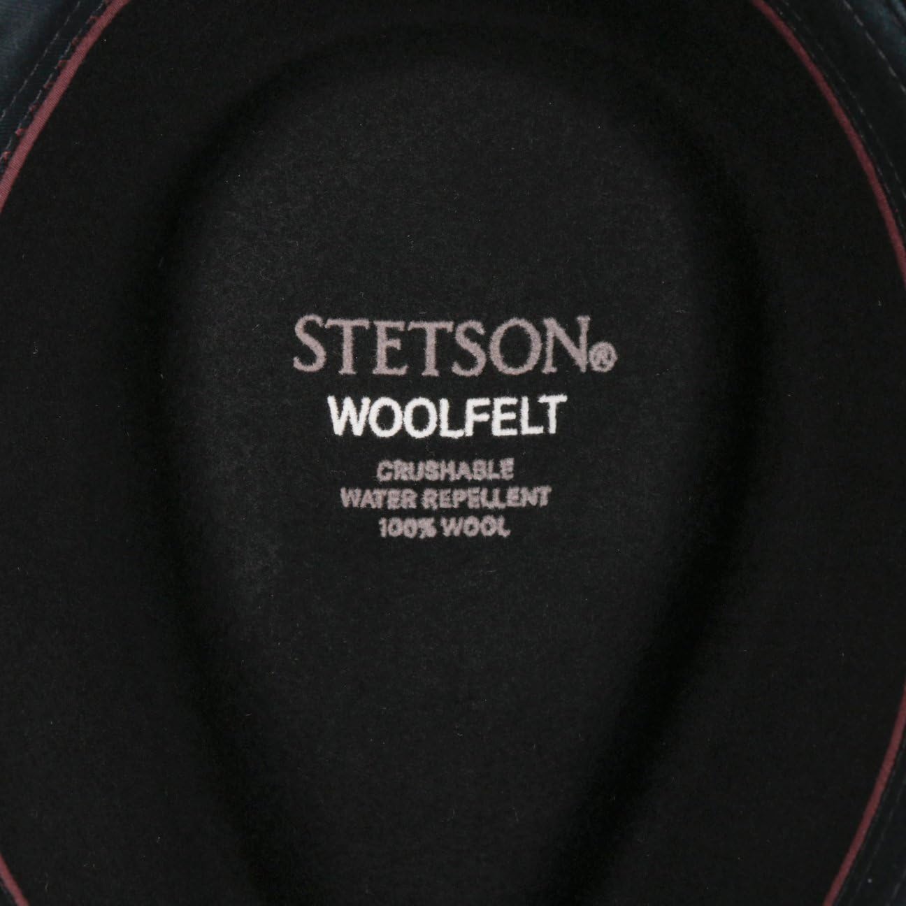 Stetson Hackberry Westernhut Stile Cowboy Cappello in Feltro di Lana Asahi Guard® Fascia in Pelle Uomo Estate Inverno