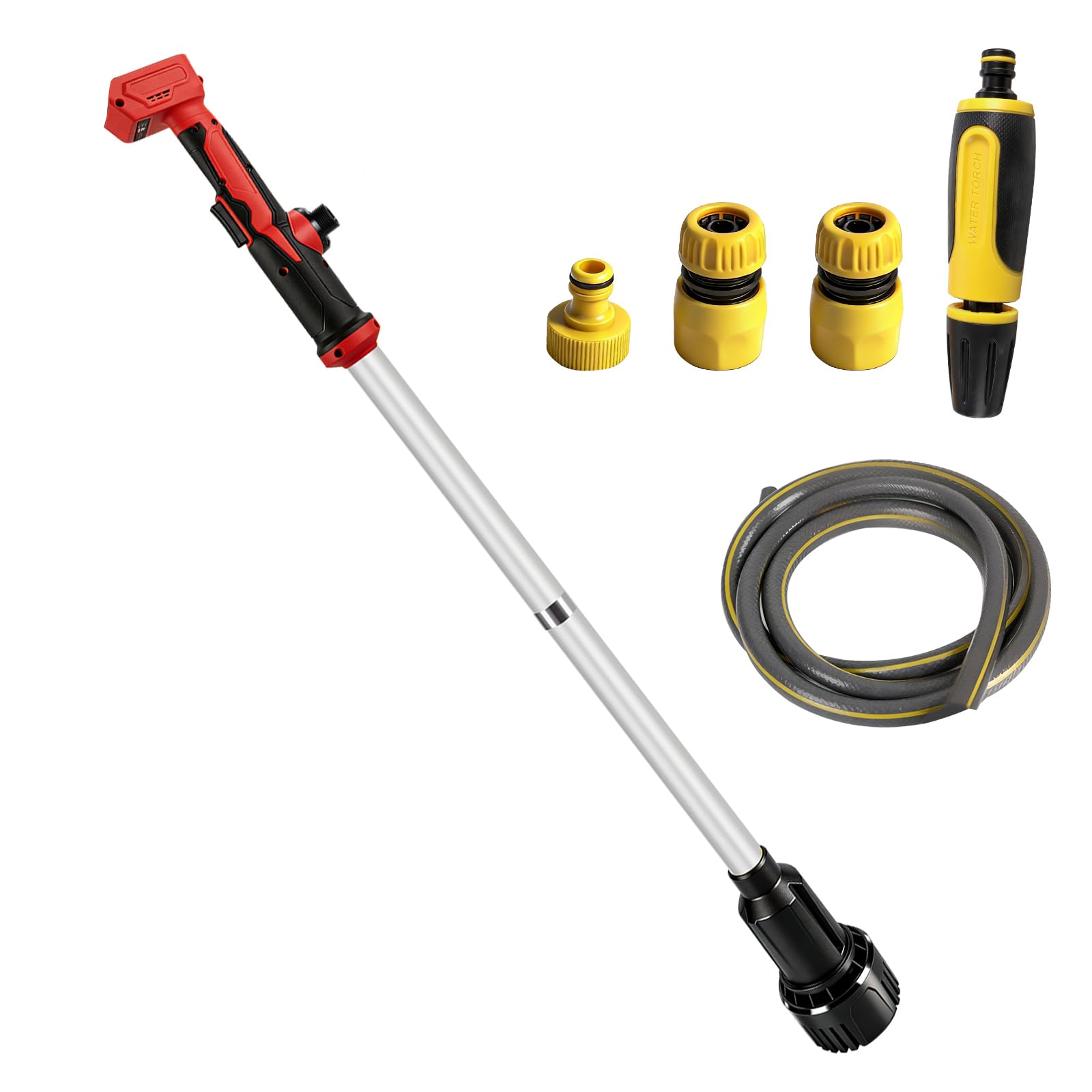 Cordless Stick Water Transfer Pump for Milwaukee M18 18V Battery, 3M Head Height, 3600 L/h High Flow Portable Submersible Pump, Utility Sump Pump for Pool, Garden, Pond, RV, Boat Draining