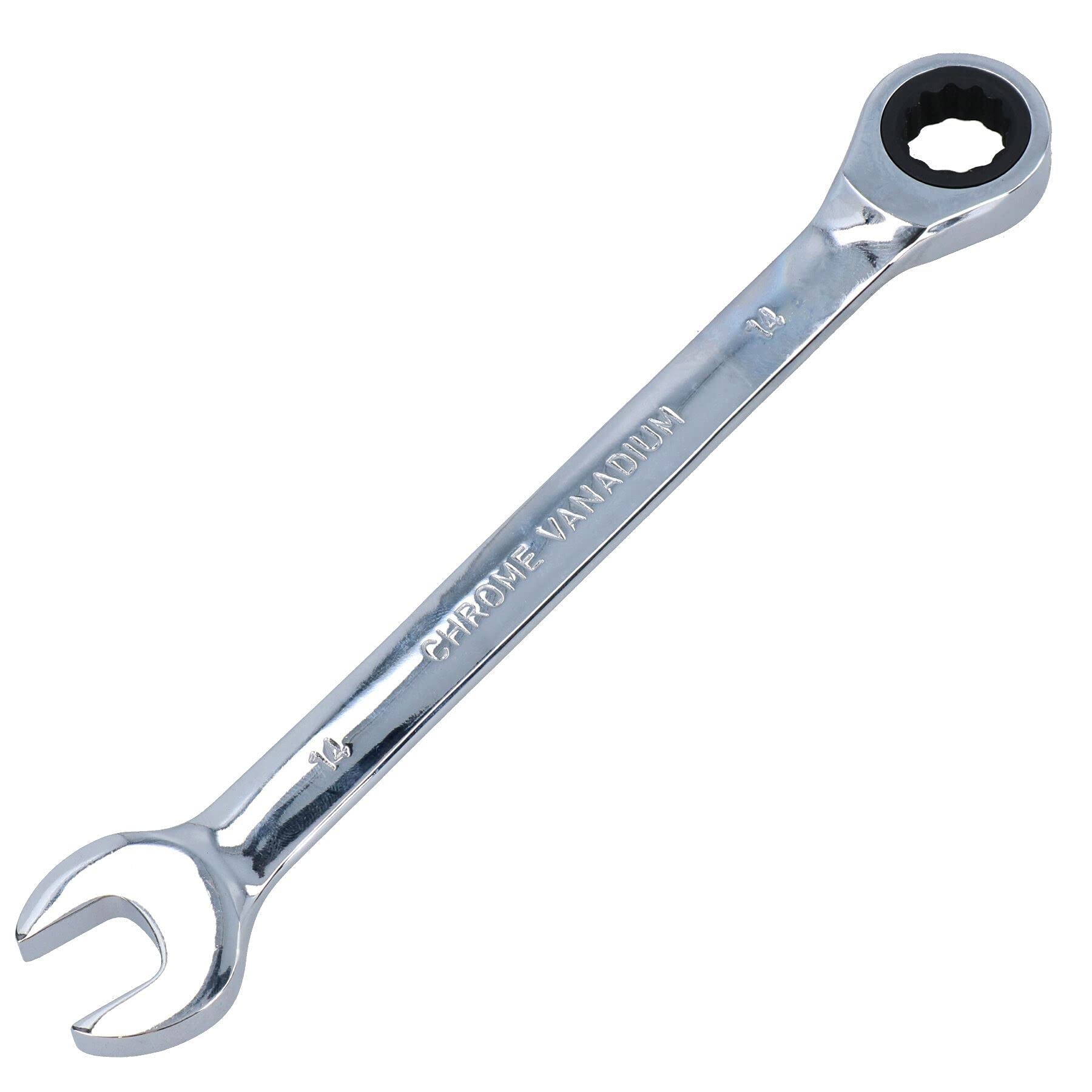 14mm Metric MM Combination Gear Ratchet Spanner Wrench 72 Teeth