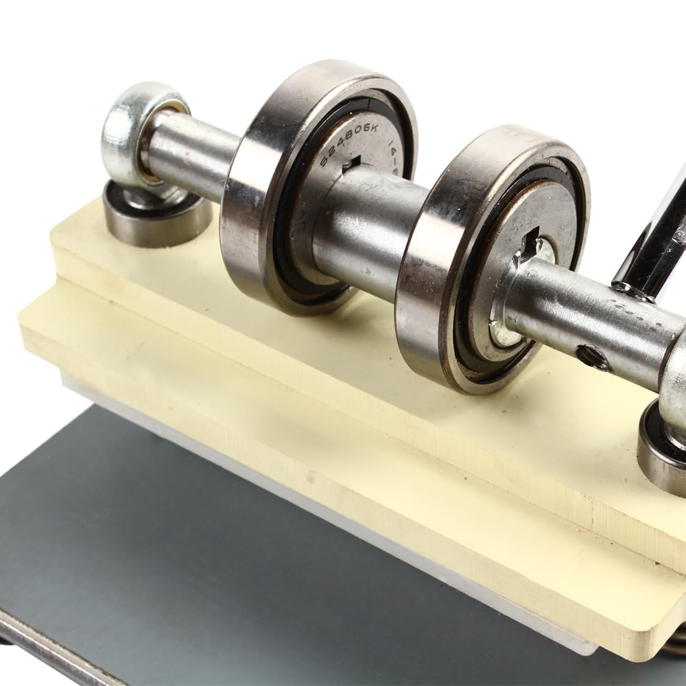 Presse à gaufrer manuelle - Machine à gaufrer pour cuir - Presse en PVC - Avec différentes plaques de perforation - Kit de démarrage flexible grâce à une ouverture pratique