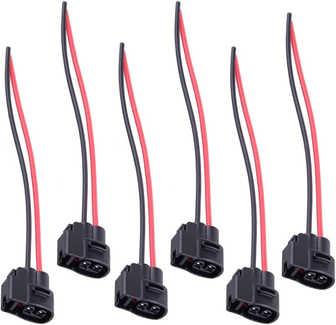 2Pack New Ignition Coil Connector Pigtail Plug Harness for Toyota