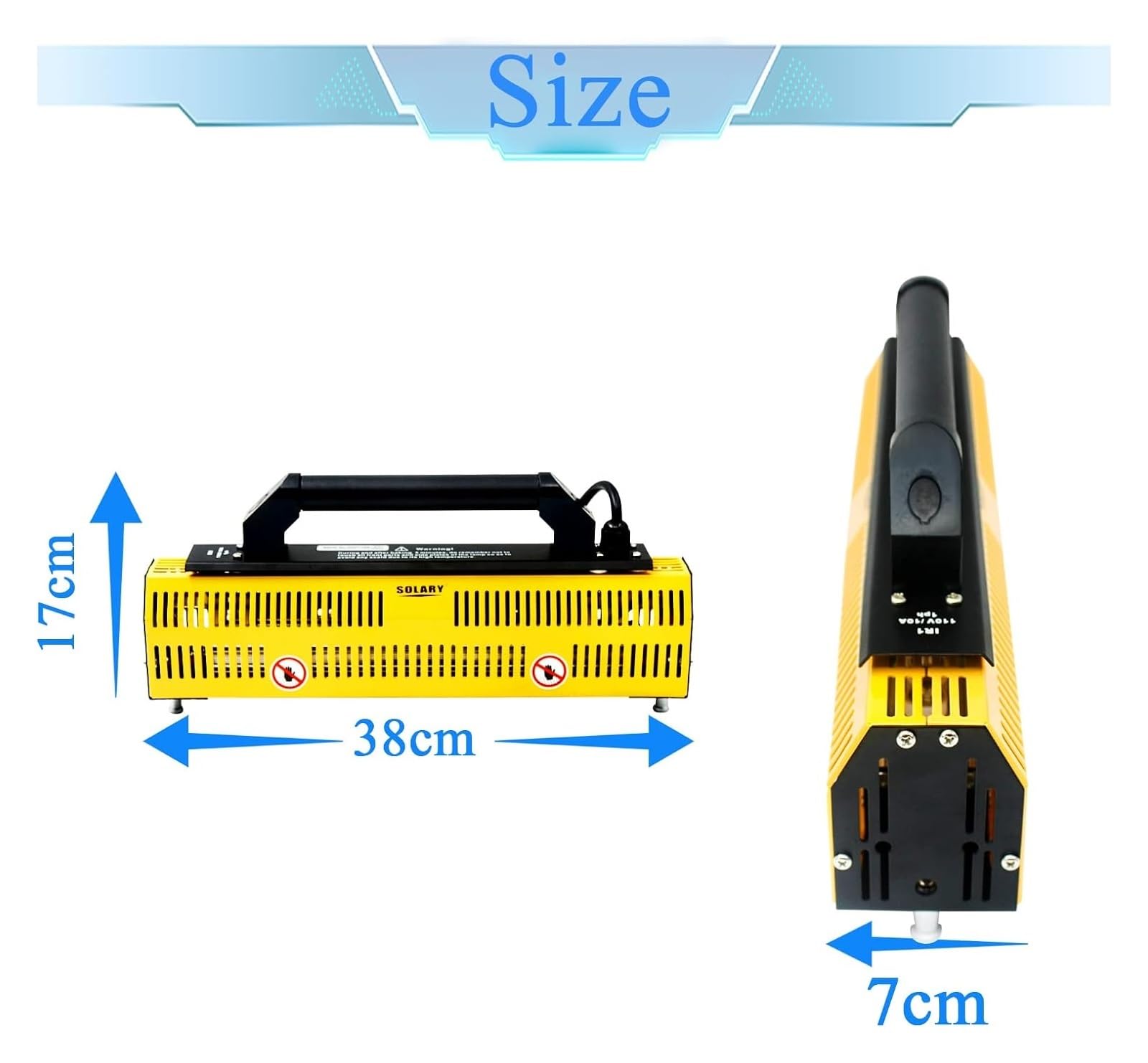lampada infrarossi Lampada For Polimerizzazione A Vernice A Infrarossi, Lampada For Essiccazione Vernice A Infrarossi A Onde Corte Portatile Da 1000 W For La Riparazione A Carrozzeria 'auto per l'essi