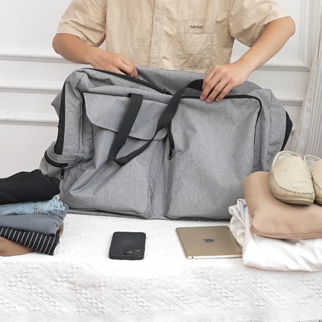 Amazon.com | 80L Foldable Travel Duffel Bag with Shoe Compartment