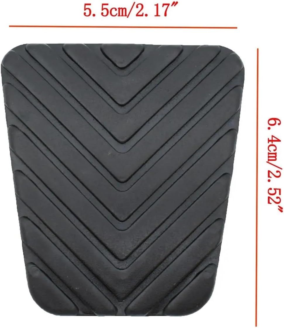 Brake Foot Treadle 2Pcs/Set Car-Styling Brake Clutch Pedal Pad Rubber Cover Fits for Hyundai for Accent for Elantra for Genesis for Coupe 1999-2013 3282536000 Pedal Pads Brake Pedal