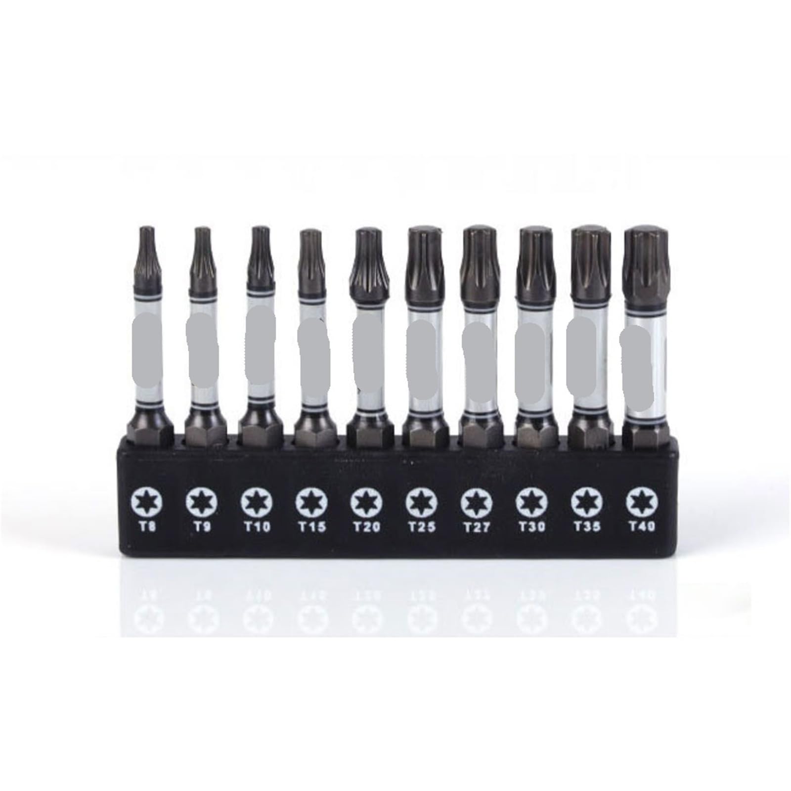Zestaw wkrętaków 50 mm 1/4 głowica wiertarki udarowej sześciokątna głowica krzyżowa kwiat śliwy magnetyczne tamper bity 1 szt. (zestaw TORX)