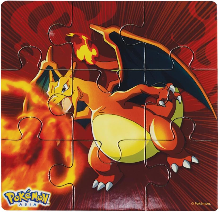 Pokemon Style Characters Zigsaw Puzzle, Pack of 6, Total 96 Pieces, Assortment 2