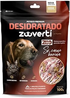 Petisco zooverti só carne bovina desidratada 80g