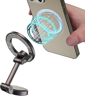 360-Degree Magnetic Car Holder - Premium Fully Metal Design, Hands-Free Use, Strong Magnet, Universal Compatibility, Does Not Affect Signal Reception