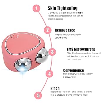 ボディ・フェイスケア Microcurrent Face Lifting Roller Micro-Current Face Device Roller, 2023 New Lift The Face and