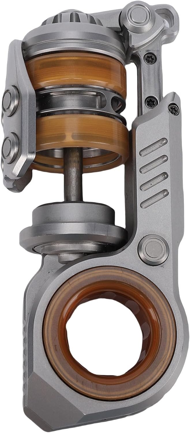 Fdit Magnetic Stress Relief Toy, Fingertip Rotating Decompression Device with Tactile Clicking Sounds and Storage Case for Office or Travel