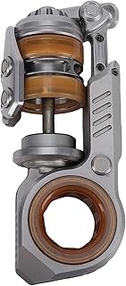 Denash Magnetic Stress Relief Fingertip Toy with Crisp Sound for Concentration Enhancement for Adults and Kids Ti Alloy + Stainless Steel