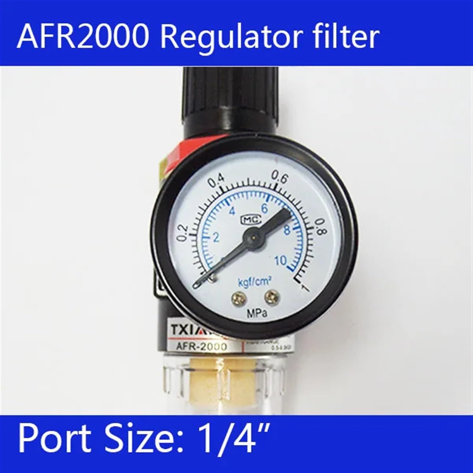 1 Uds AFR2000 1/4 "filtro regulador de presión de aire aerógrafo compresor trampa agua separador de aceite