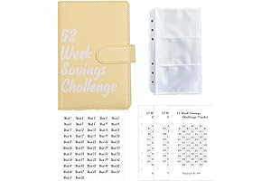 Reusable 52 Week Savings Challenge Binder