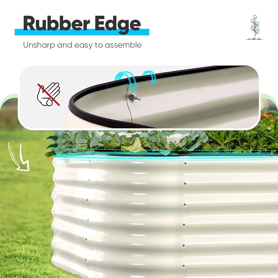 和庭　高級華台　花台 Amazon.com: Quictent 鍍鋅高架花園床套組,8 x 4 x 2 英尺(約2.4