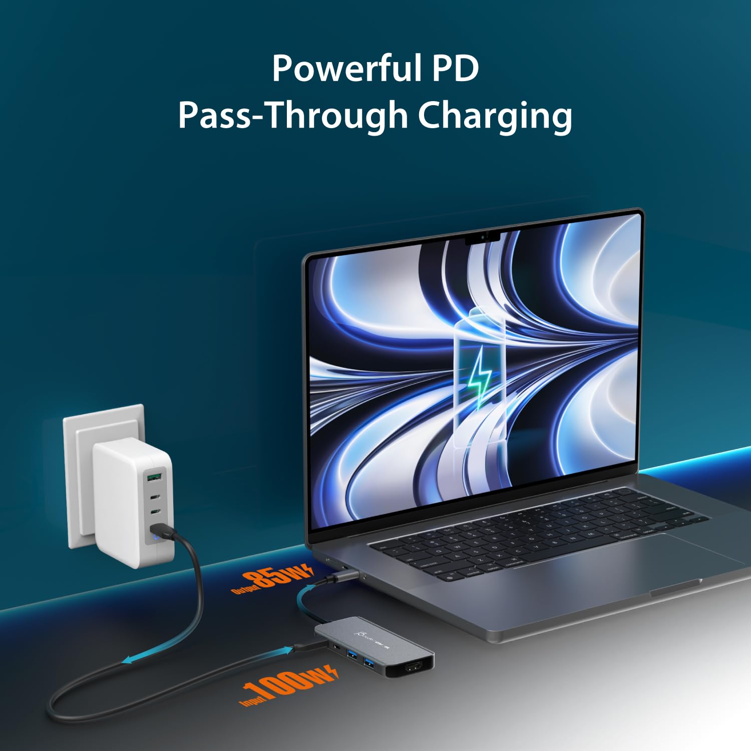 Amazon.com: j5create USB4 8K60 Slim Hub - 6 in 1 USB4 Hub with