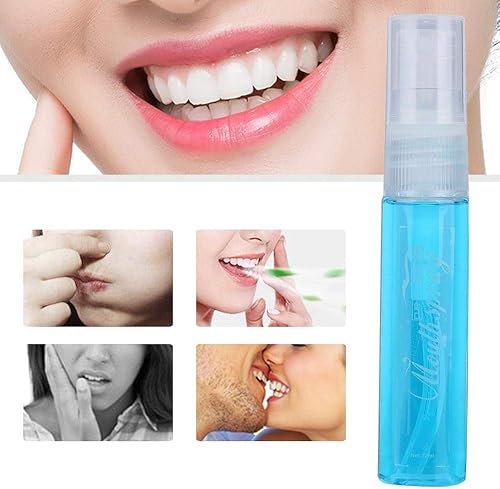 Miniatura 9 de Spray oral para el aliento oral, espray oral portátil de 0.4 onzas líquidas, espray para el cuidado bucal (sabor menta)