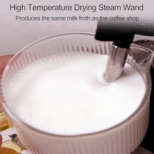 Miniatura 5 de Máquina de café expreso portátil, máquina de café expreso para el hogar, máquinas de capuchino para el hogar, sistema de control de temperatura