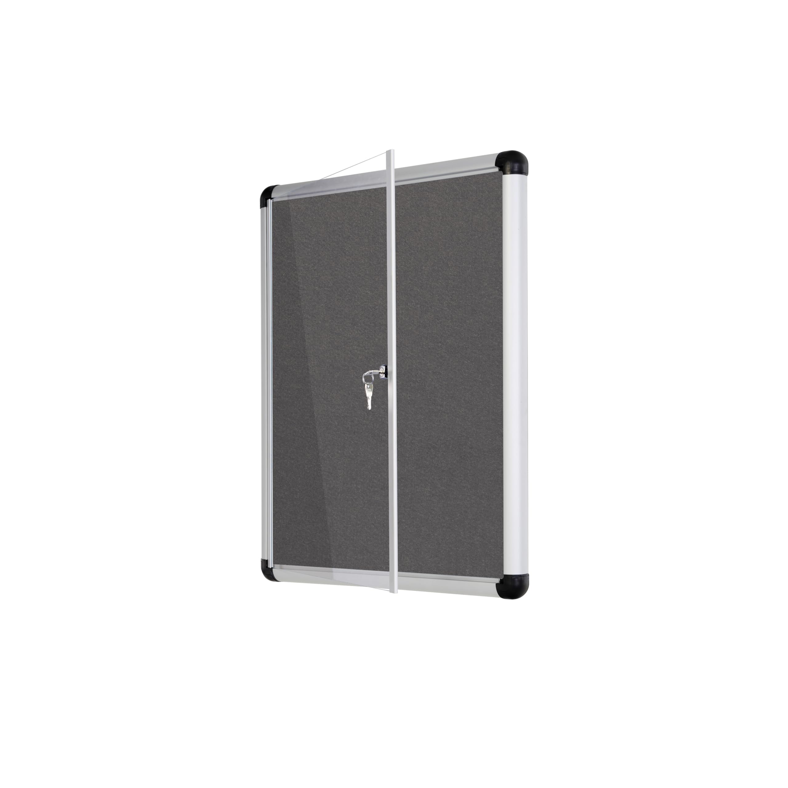 BI-OFFICE Enclore gablotka ekstra z filcu 710 x 664 mm szara