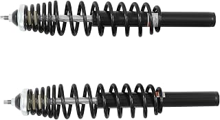 2 Pcs Front Shock Absorbers for 1999-2017 Polaris Sportsman/Ace/Ranger 325 to 900, Replaces OE 7041762, 7043106 & 1515-0626, Direct Fit, Steel Black, Includes Hardware