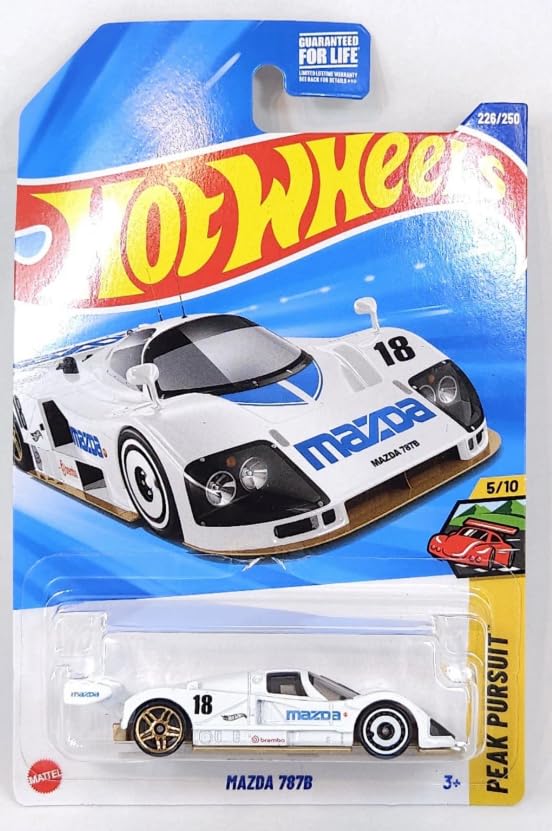Hot Wheels Mazda 787B [White] Peak Pursuit 5/10, 226/250, 1:64