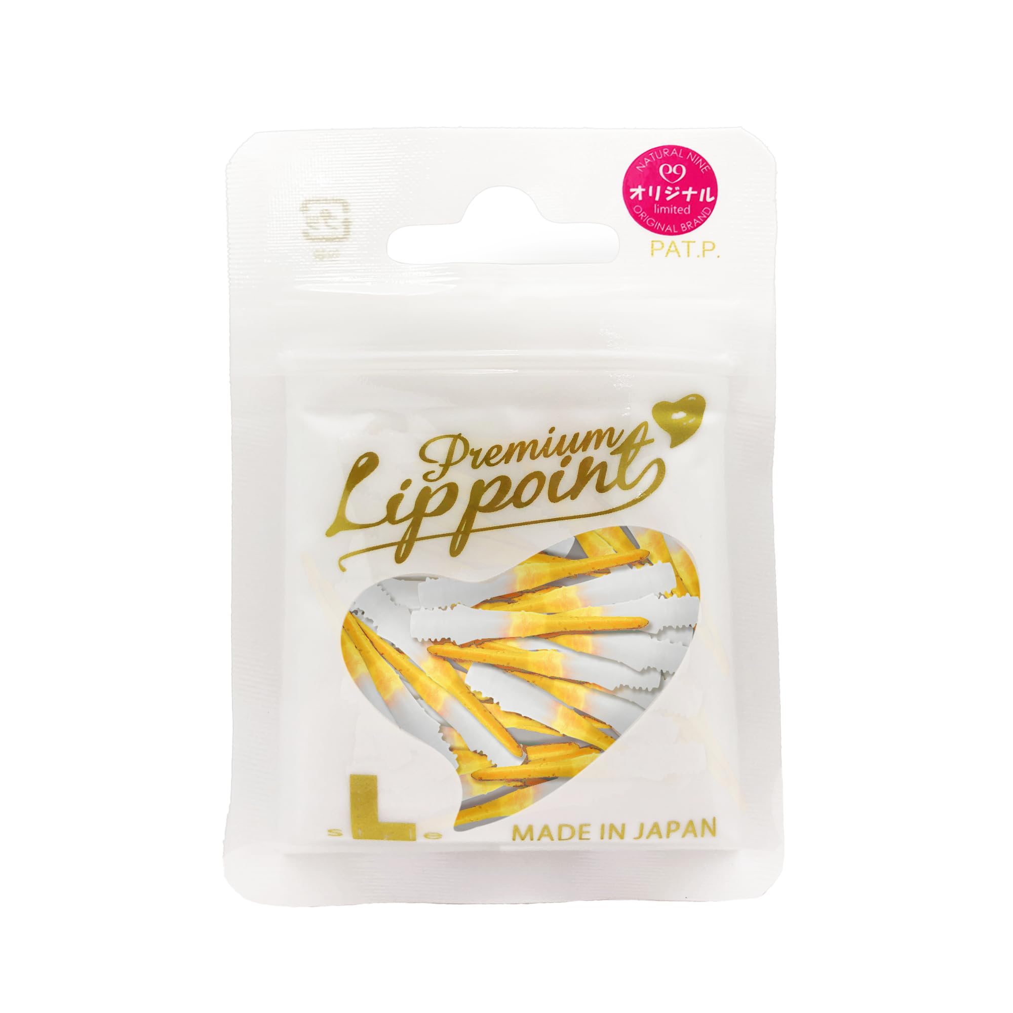 LSTYLE Premium Lippoint – 2-Tone Orange – 60 Count – Regular Length – Soft Tip Points – 2BA Thread