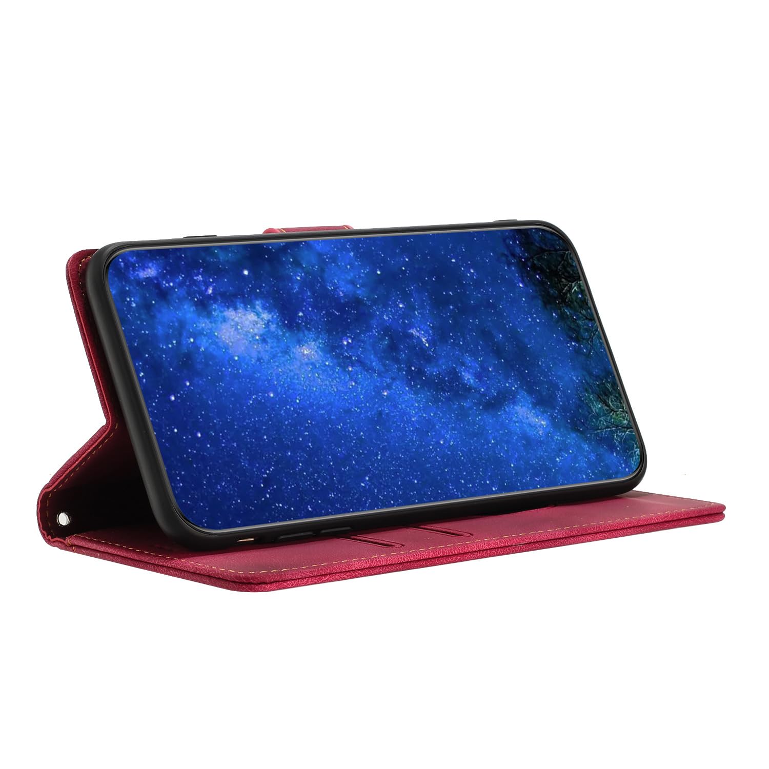 OBESV Custodia Oppo A54S, Cover a Libro Oppo A16S, Custodia in Pelle