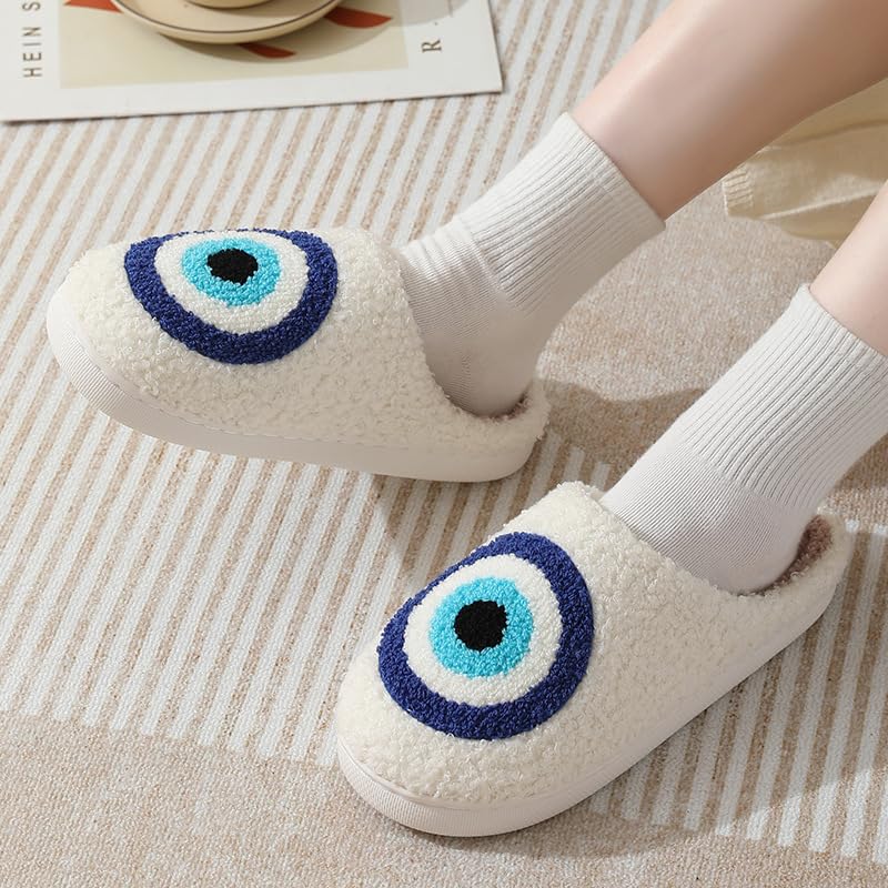 Image of Women's Men's Strawberry Slippers Cute Fruit Home Slippers Winter Fuzzy Memory Foam Fluffy Warm House Shoes