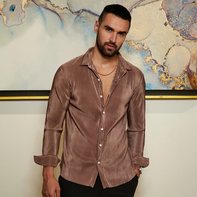 Image of CAHOOT Men's Shirt for Casual Wear | Spread Collar | Short Sleeve | Regular Fit | Button Closure | Shirt Crafted with Comfort Fit for Casual Wear