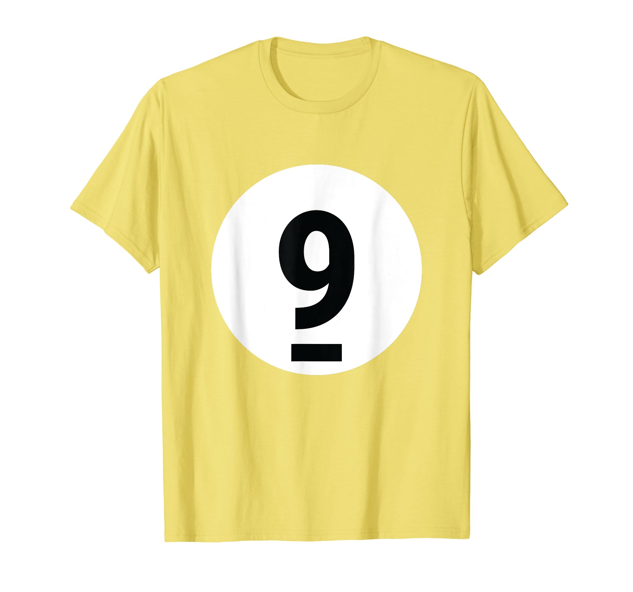 8 Pool Ball 9 Billiards Costume Halloween Group Matching T-Shirt