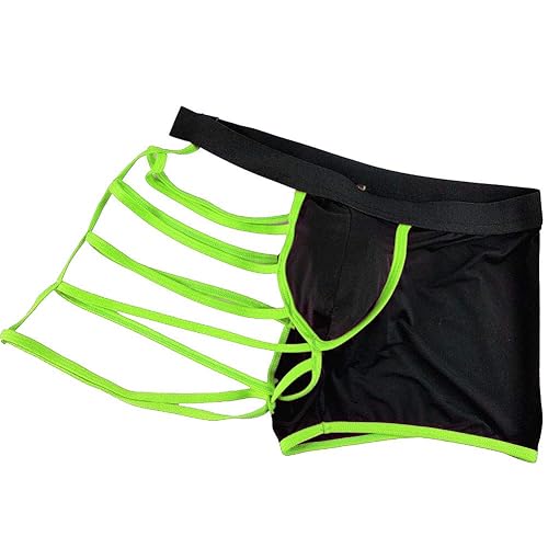 JEERLEEP Men's Sexy Lingerie Underpants - One Size - Green