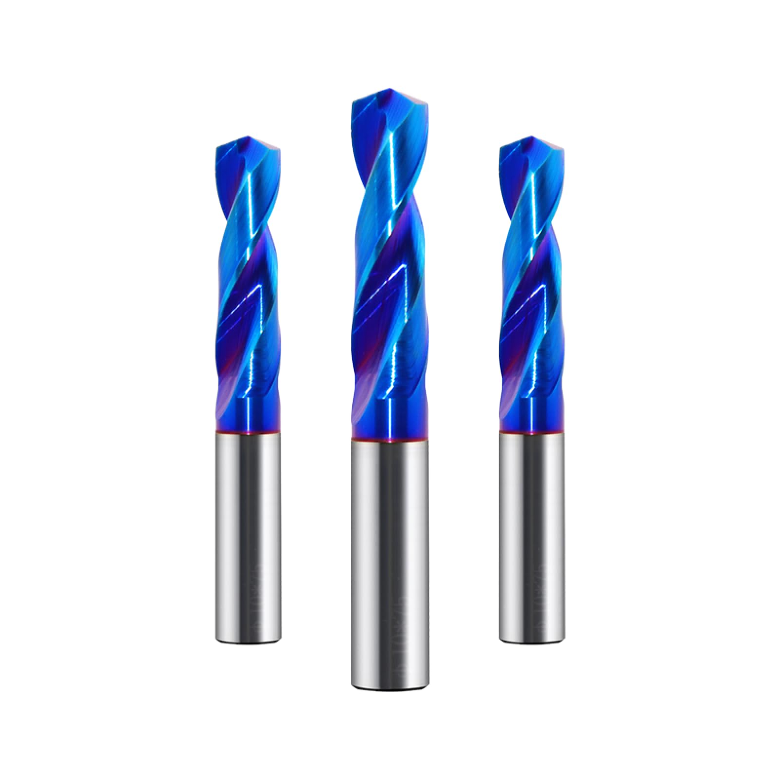 Punte da trapano in carburo Punte da trapano in metallo duro 63 Hrc Punta da trapano in acciaio al tungsteno per lavorazione dei metalli Utensile da foratura per tornio CNC 1-12 mm (7,0X55)