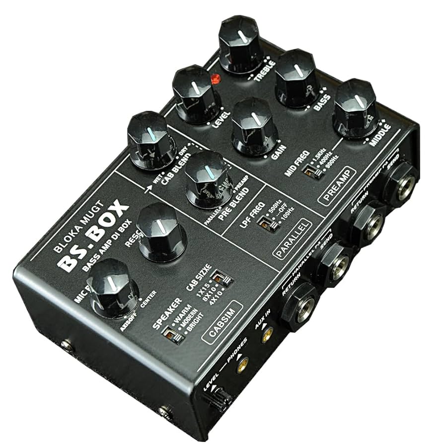 ギター BamBasic custom A/B BOX Amazon.com: Blokamugt Base Amp Box, Analog Base Pedal with