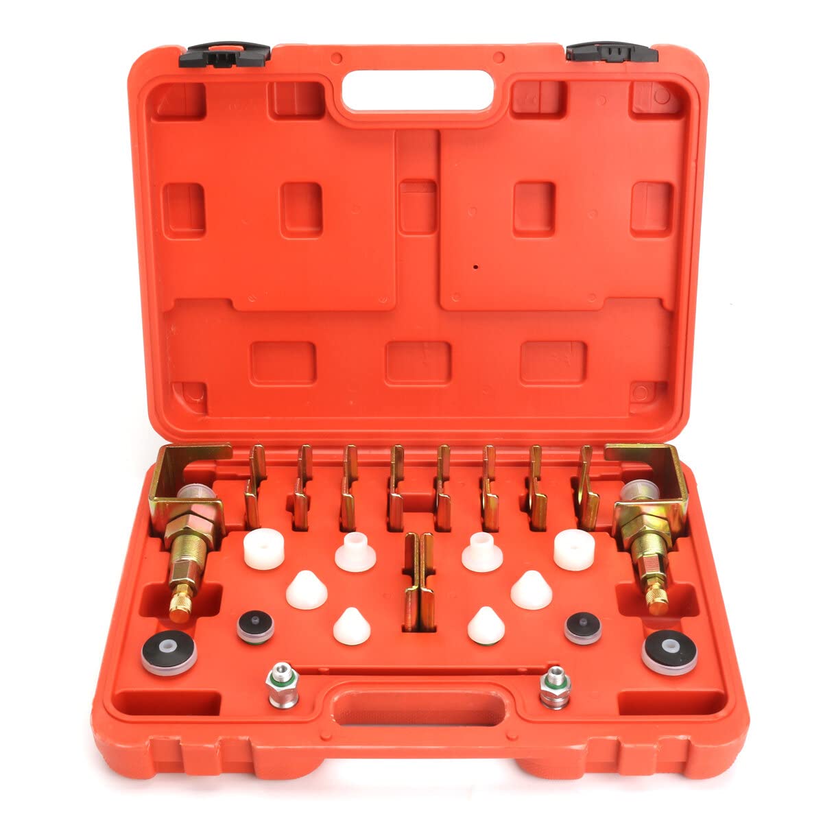 Universal A/C Flush Fitting Adapter Kit Leak Maintenance Tools Set