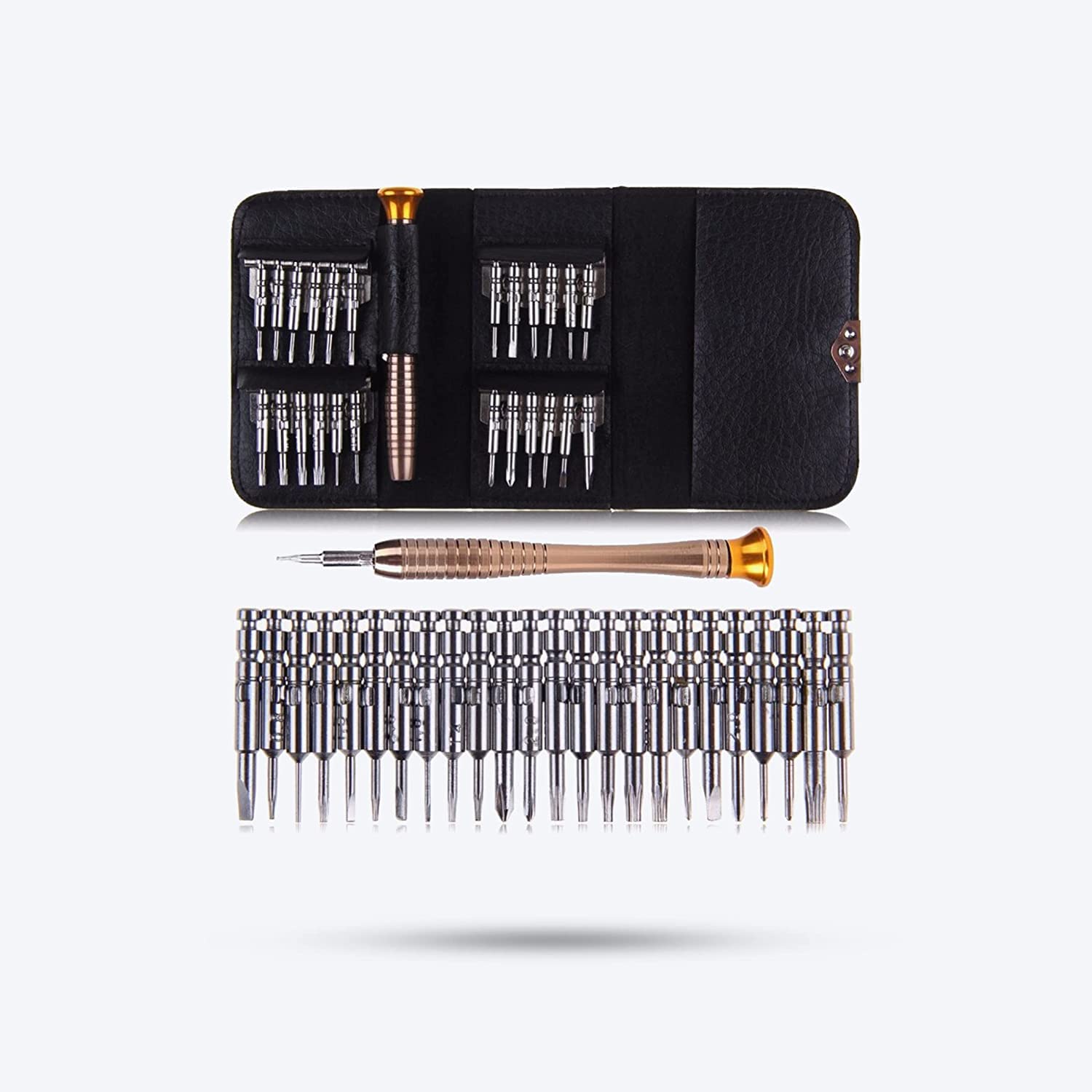 Storin Precision 25 in 1 Portable Pocket Screwdriver Mobile Repairing Tools Kit for Phone Laptop PC Glasses Computer (B09QYSZS7C) Amazon Price History, Amazon Price Tracker