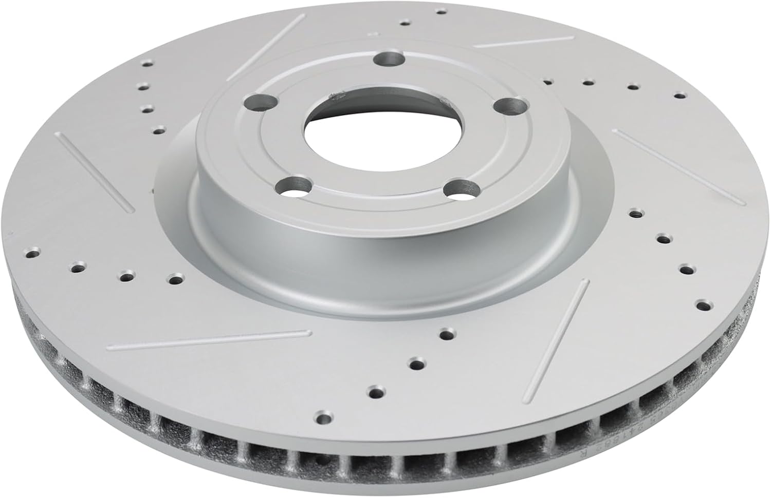 TRQ Front Brake Pad and Rotor Set Ceramic G Coated Rotors Compatible with 2021-2022 Ford Bronco Sport 2020-2022 Escape Lincoln Corsair
