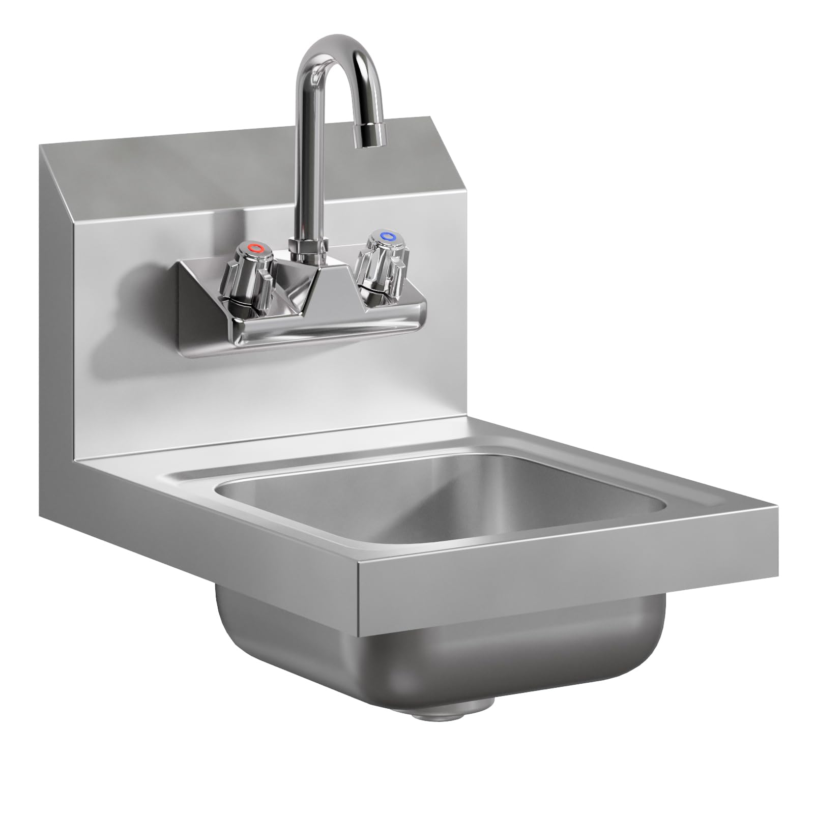 AmGood Stainless Steel Wall Mount Hand Sink 12
