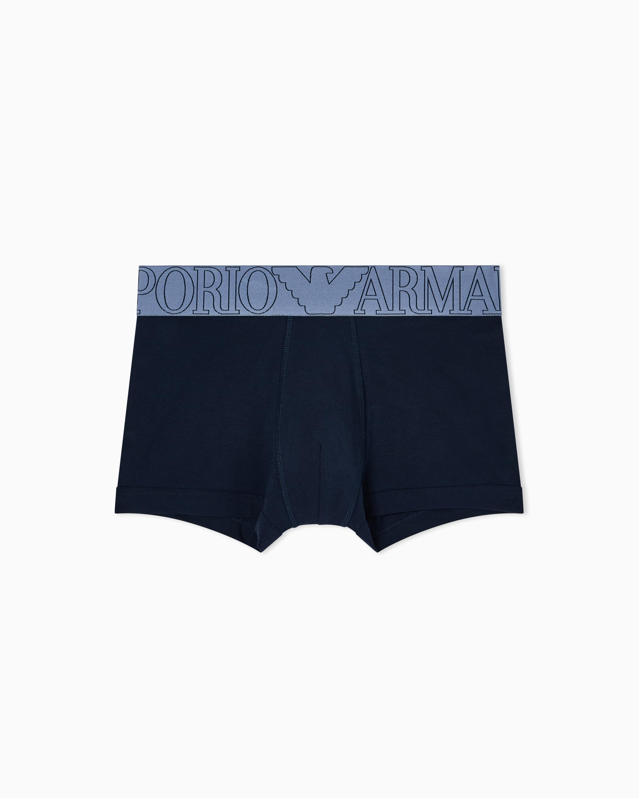 Emporio Armani MEGALOGO - Traje de baño para Hombre, Azul, L, Azul, L