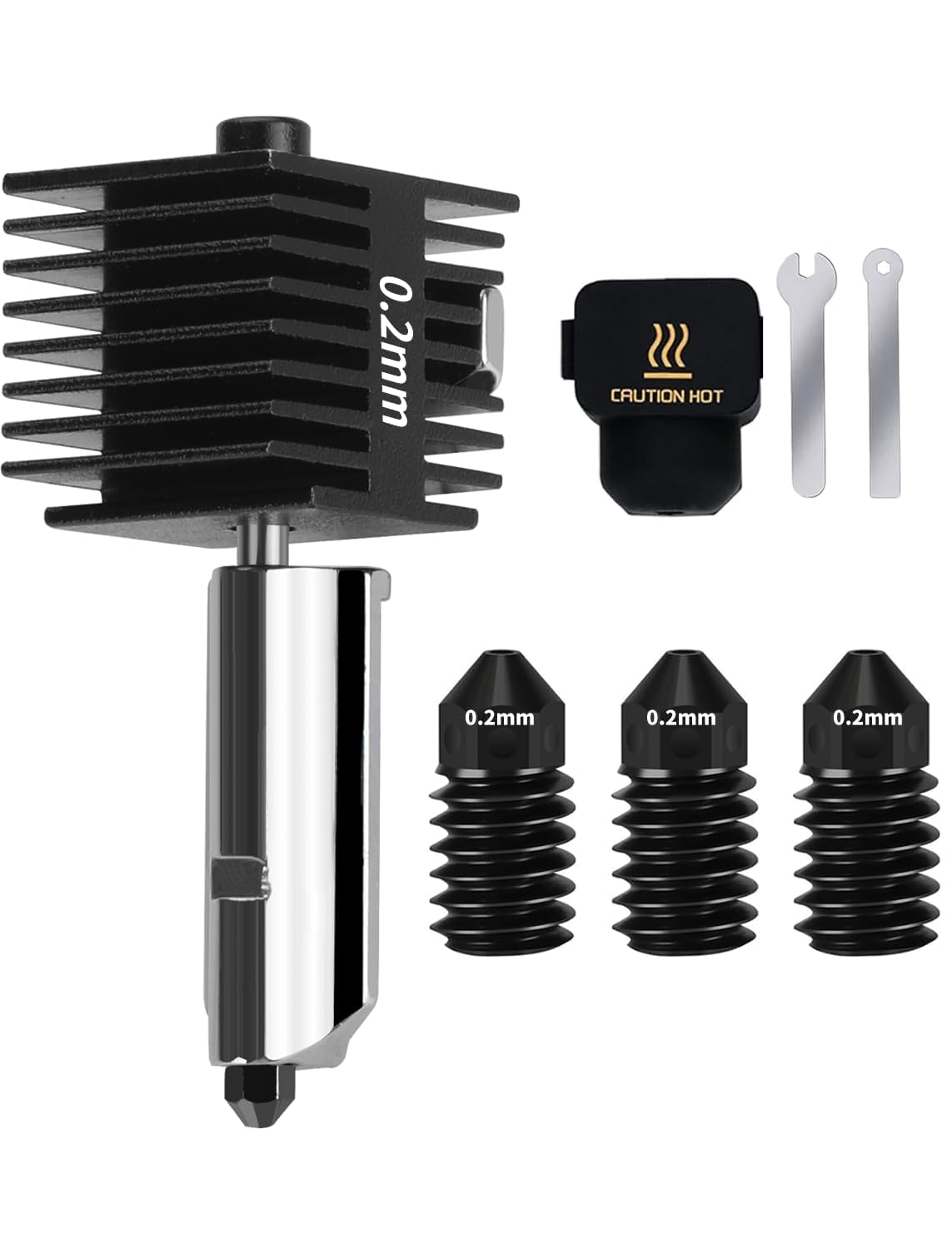 Amazon | Bambu Lab A1/A1 Mini用3Dプリンター0.2mmホットエンドキット
