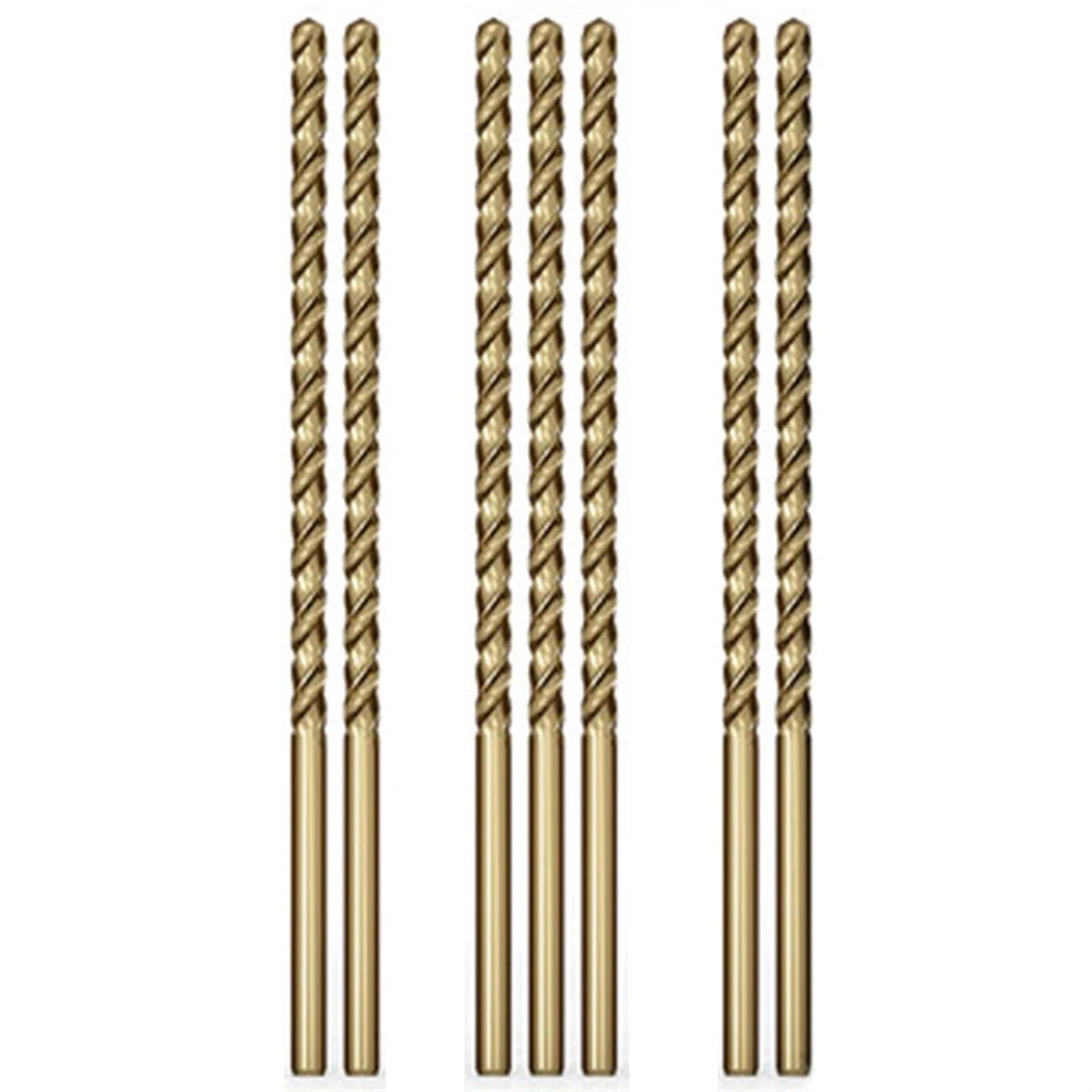 Broca helicoidal alargada M35 con contenido de cobalto de 300 mm diseñada for metal, madera, acero inoxidable, broca for agujeros profundos de 2,5 a 10 mm, herramienta de 1 pieza(4x300mm 1pcs)