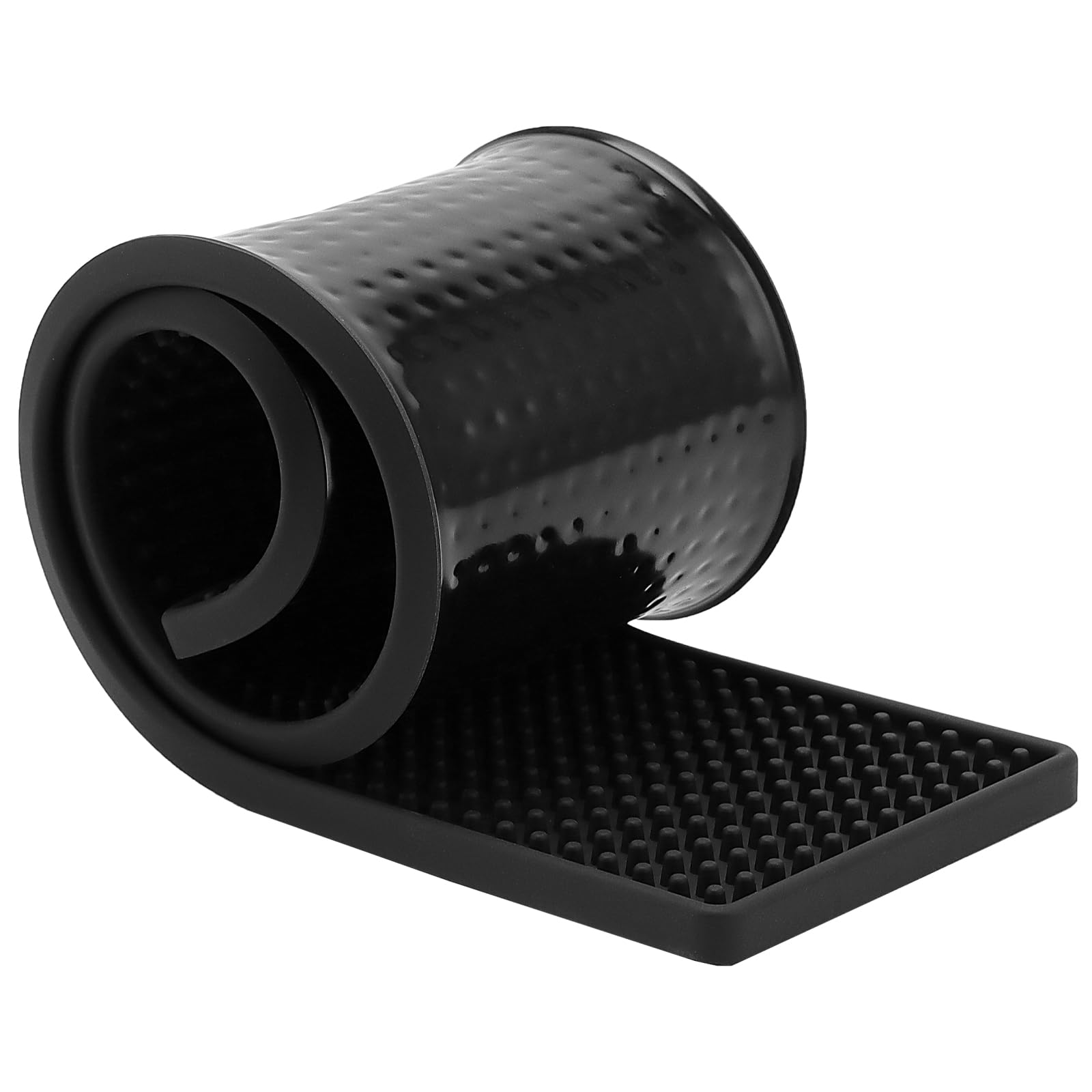 FUNSUEI 5 PCS 4 x 24 Inch Black Rubber Bar Mats, Rubber Bar Service Spill Mat, Non Slip Bar Top Mat, PVC Bar Mixing Drink Pad for Home Kitchen, Pubs, Restaurants (Pack of 2) — Amazon image 6