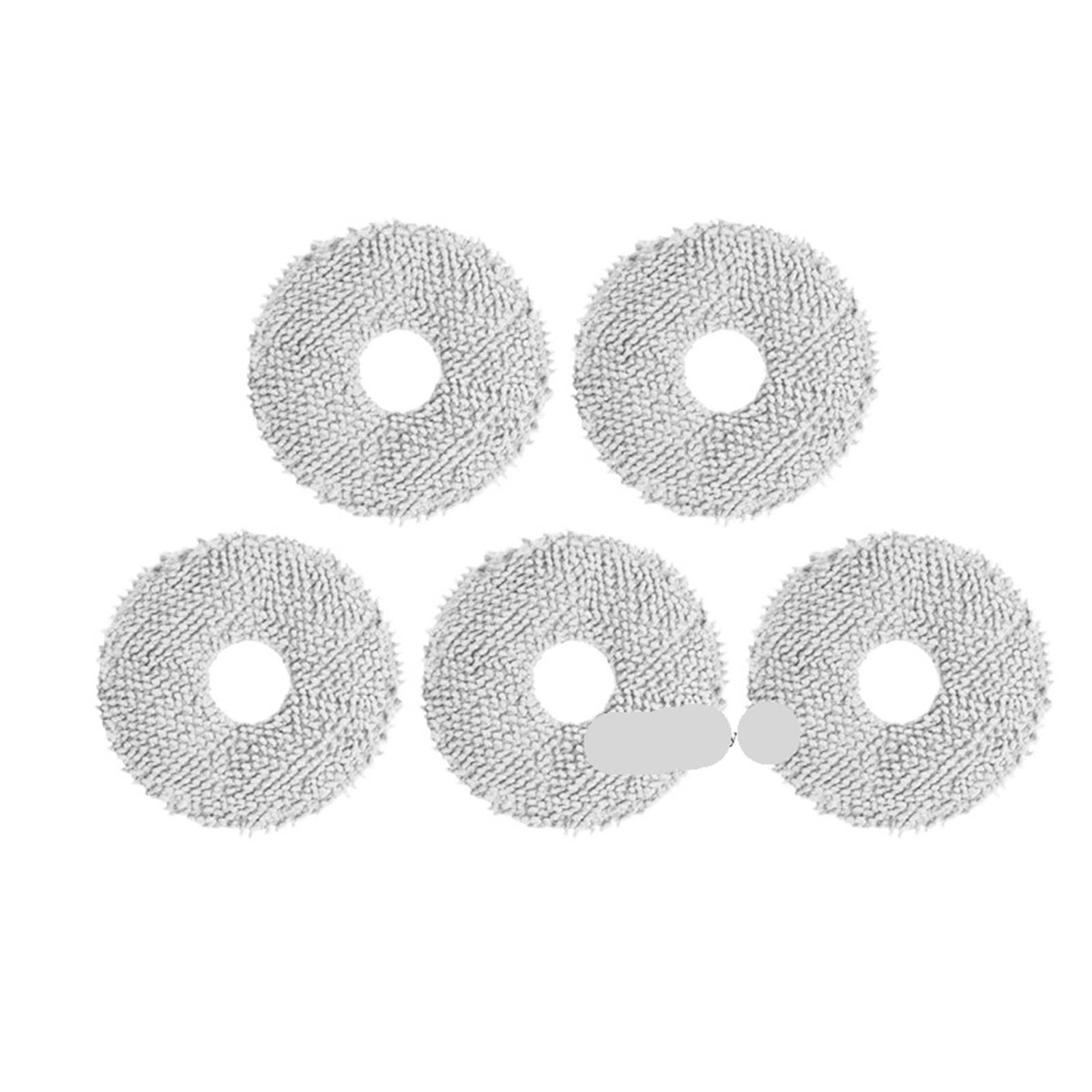 EEZII Mop Cloth,compatible ForXiaomi， Robot Vacuum S10+ S20+ X10+ X20 Plus B101CN For Dreame L10S Ultra L10S Pro L10 Prime S10 Pro(5PCS)