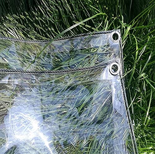 Lona de plástico de PVC con ojales de 0.3 mm para evitar lluvia y frío en marquesinas 2