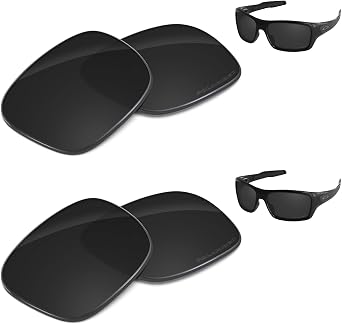 Performance Replacement Lenses Compatible with Oakley Turbine OO9263 Polarized Etched