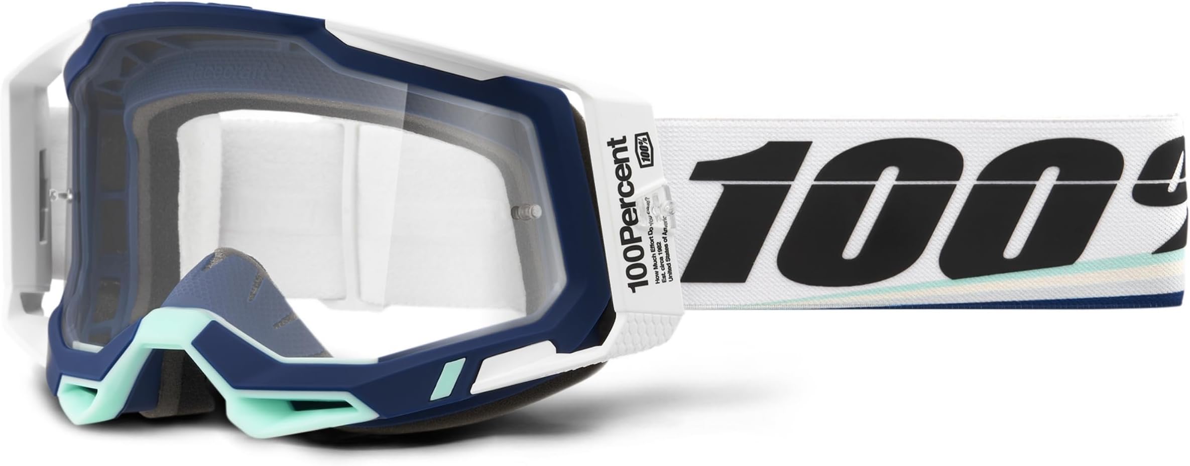 100% Racecraft 2 Goggles - Mountain Bike & Motocross Goggles - Eyewear for Motocross & Mountain Biking