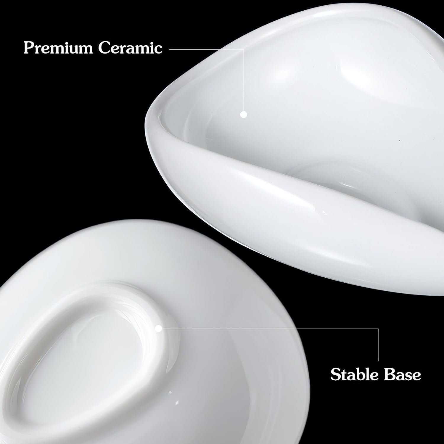 Ceramic Tea Scoop Loose Leaf Holder for Restaurant Office Use